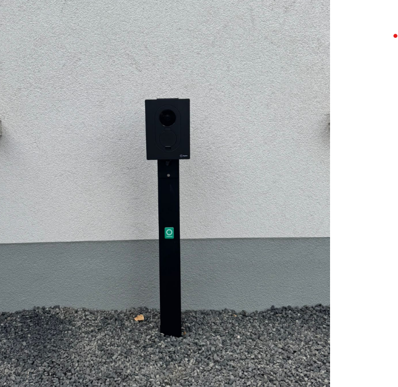 Zaptec Montagepaal Incl Fundering en montageplaat